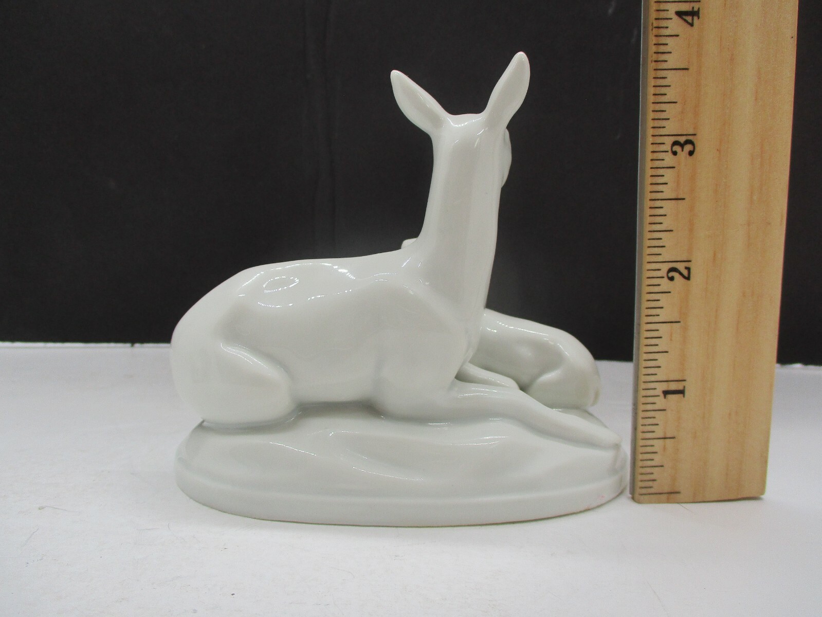 Volz Edenkoben Vintage White Porcelain Deer and Fawn