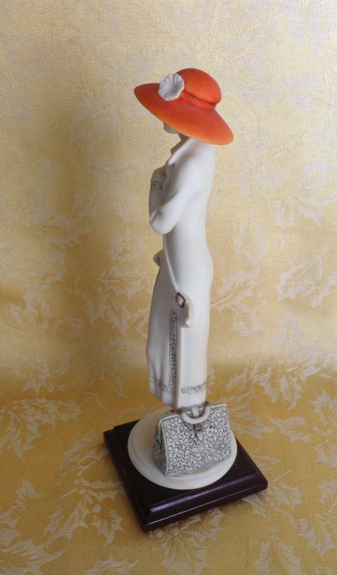 Giuseppe Armani Italy Raine Lady With Umbralla Sculpture Figurine 1164C