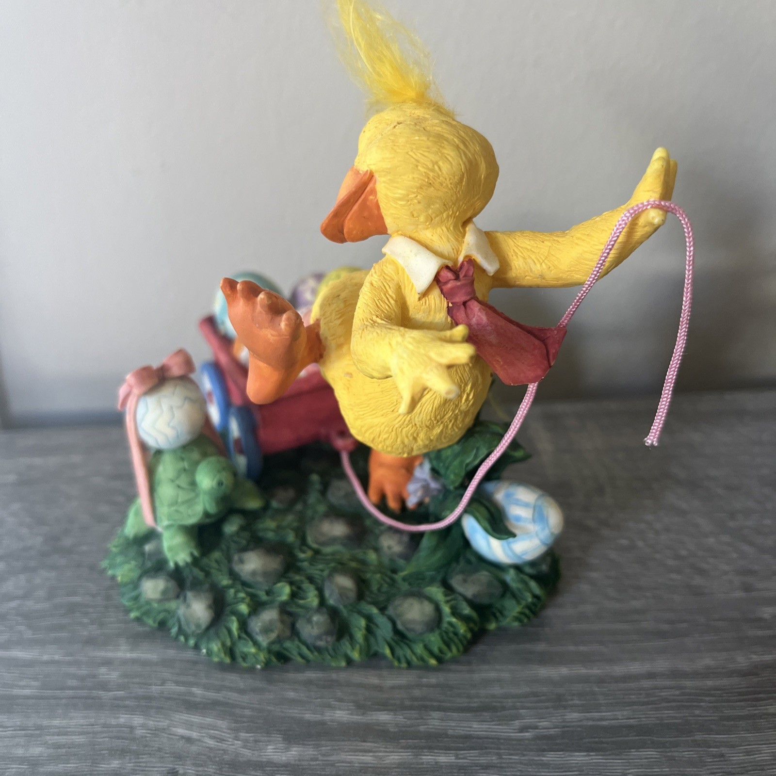 2 pc Charming easter unique very rare Duckling decor 4 1/2 inch