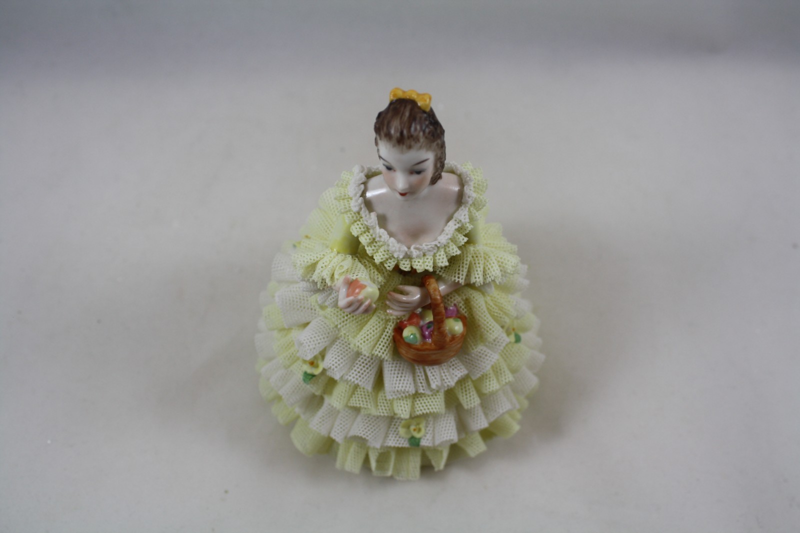 Muller Volkstedt Irish Dresden Porcelain Lace “Delicious” Sunshine Collection