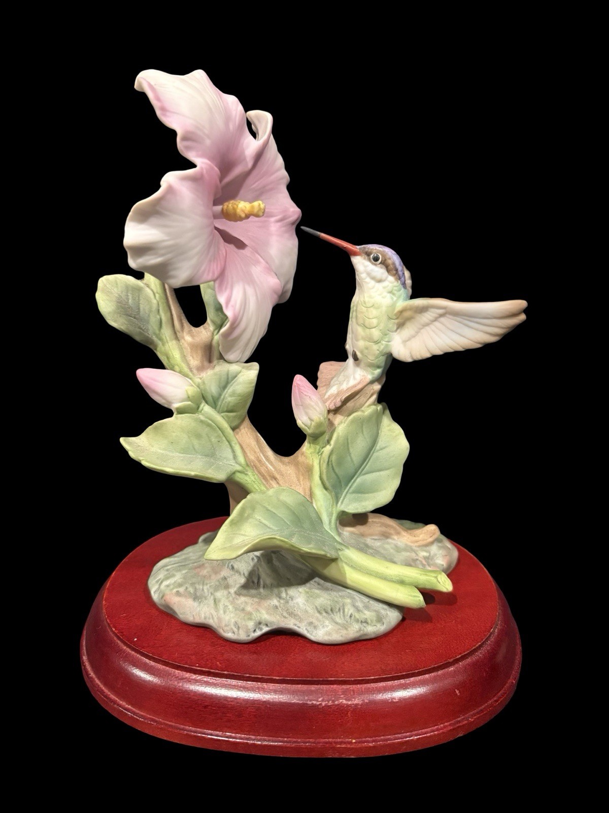 VTG 1991 HOMCO HOME INTERIOR GLORY OF NATURE HUMMINGBIRD BONE CHINA MASTERPIECE