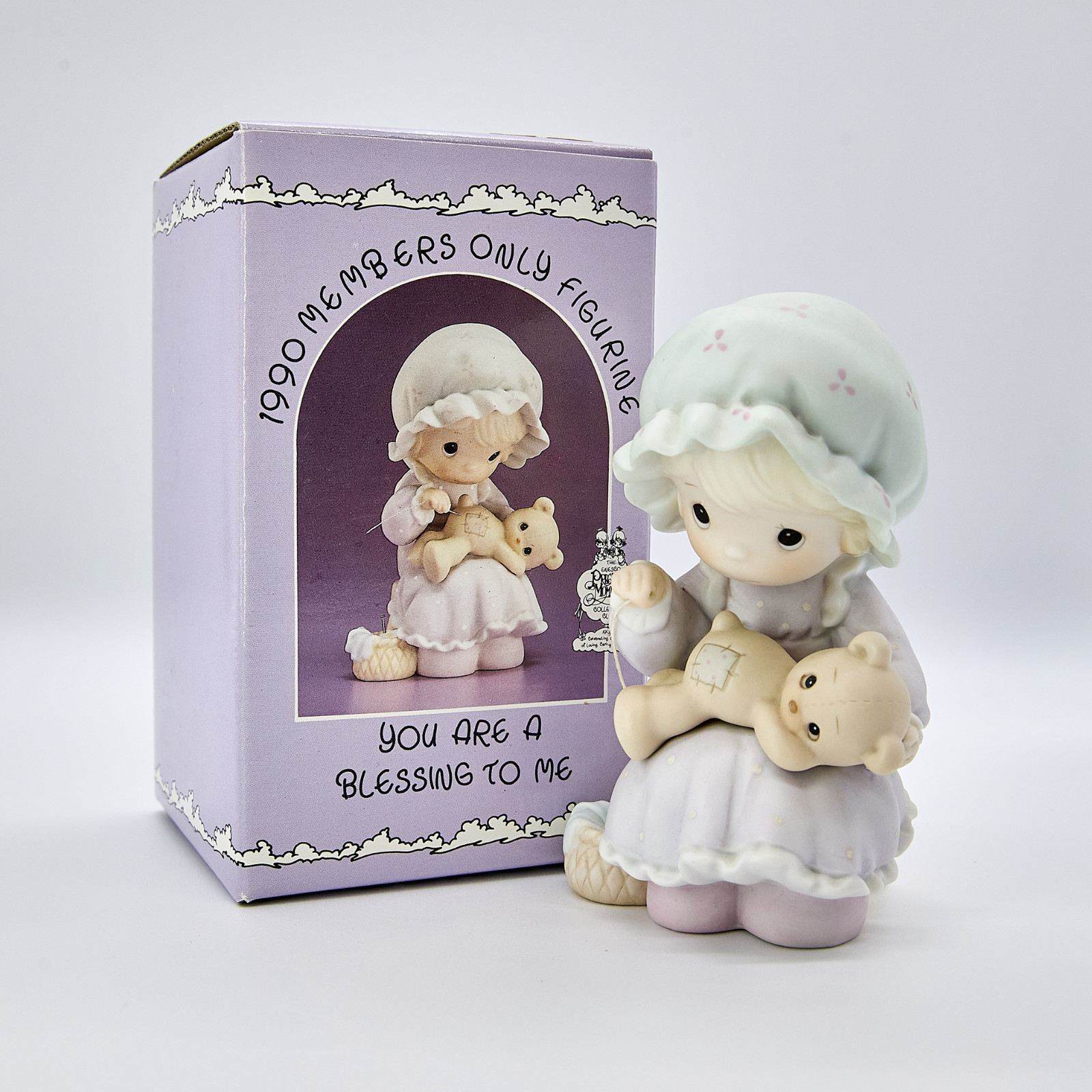 Precious Moments 1990 “You Are A Blessing To Me” PM-902 Collectors Club Edition