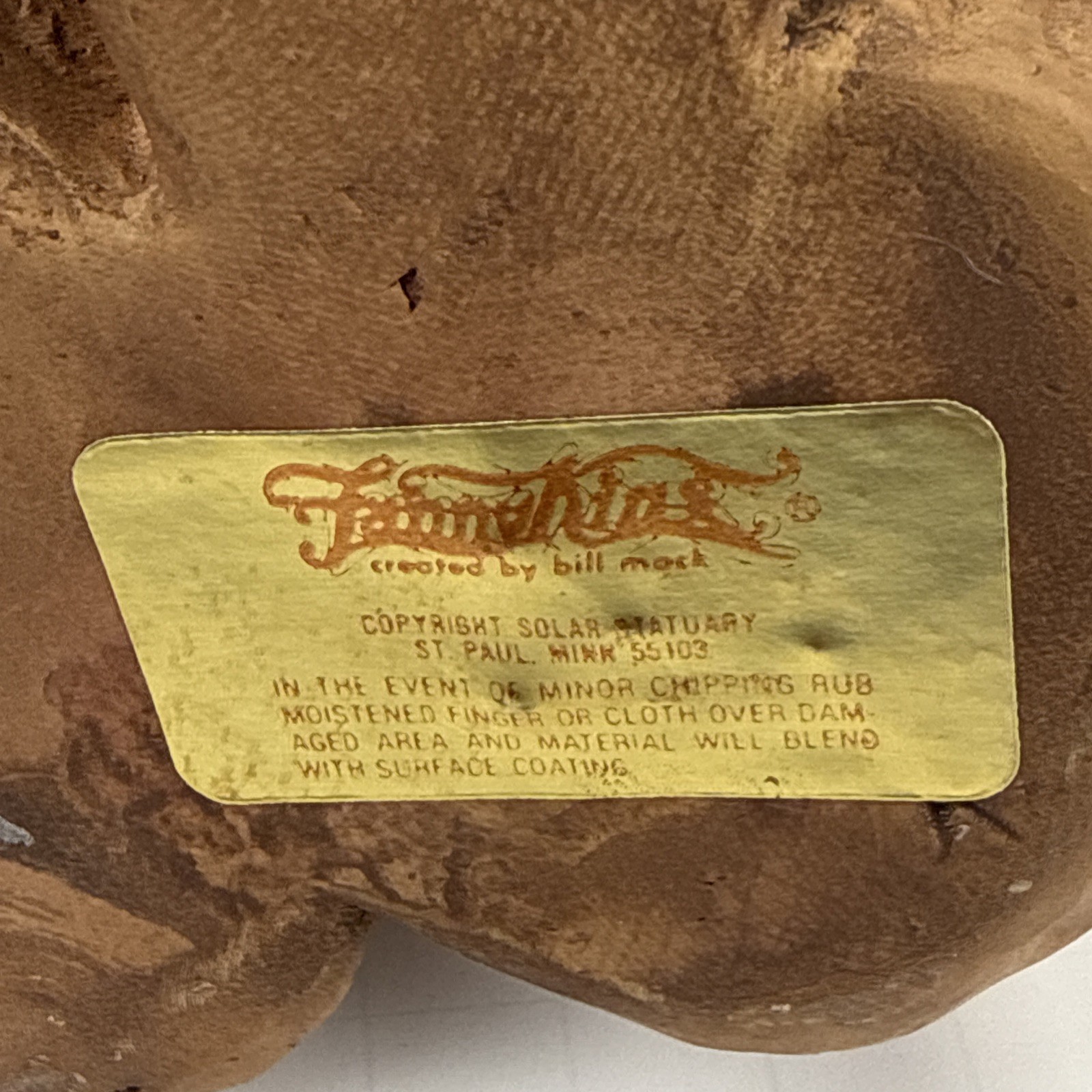 Vintage Bill Mack FANNYKINS 8″ Figurine Sculpture Friendly Instruction Tennis