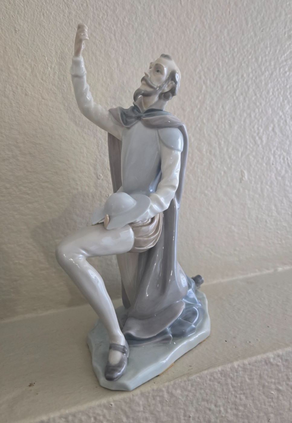 Don Quixote “The Quest” Figurine Lladro #5224 *Staff Missing* Good Condition