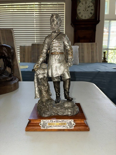 Francis J. Barnum Chilmark Pewter Sculpture General Stonewall Jackson 290/950