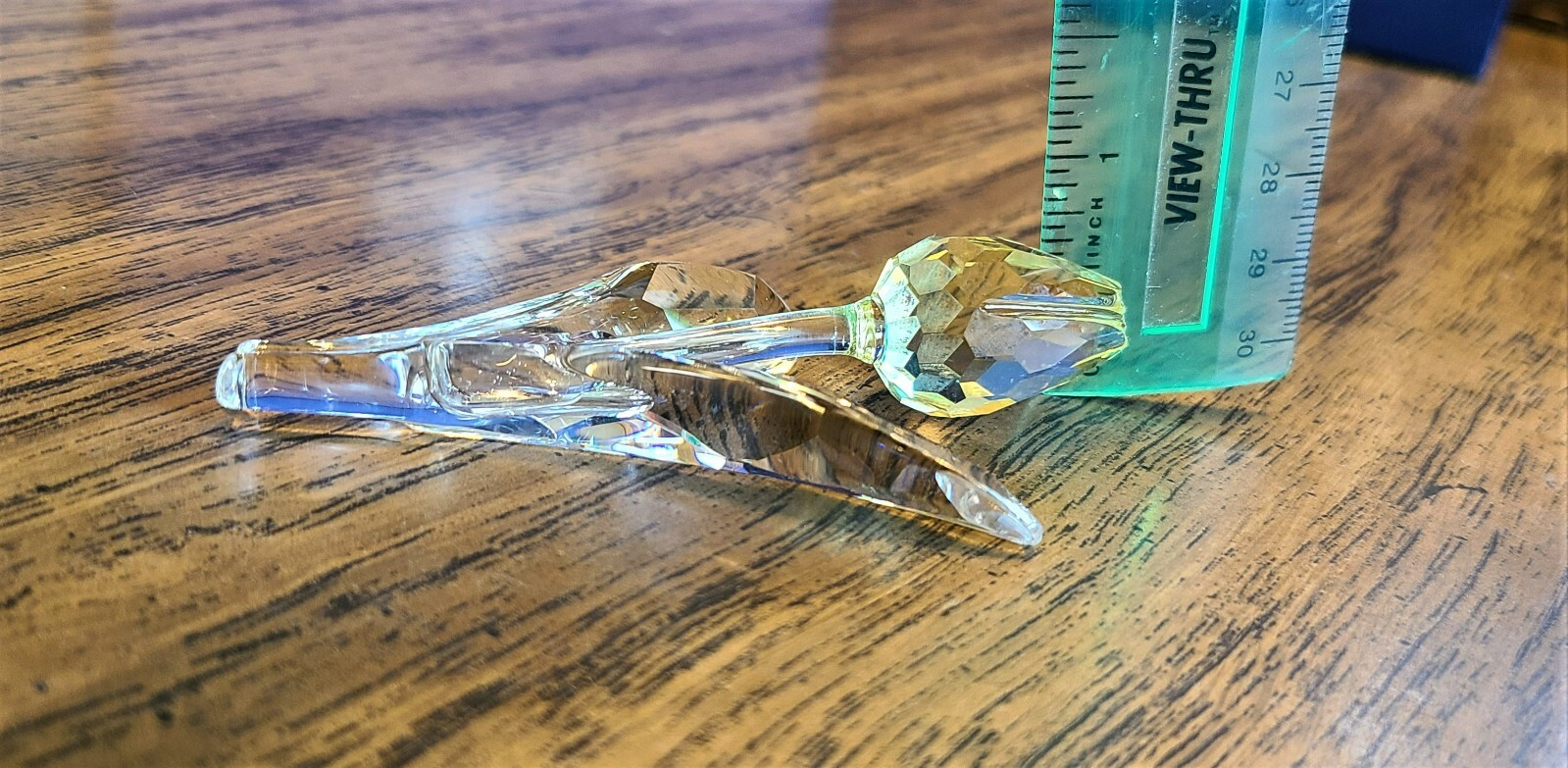 🌷 Swarovski Crystal 2004 L.E. SCS Renew Gift, Large Yellow Tulip Figurine, NIB