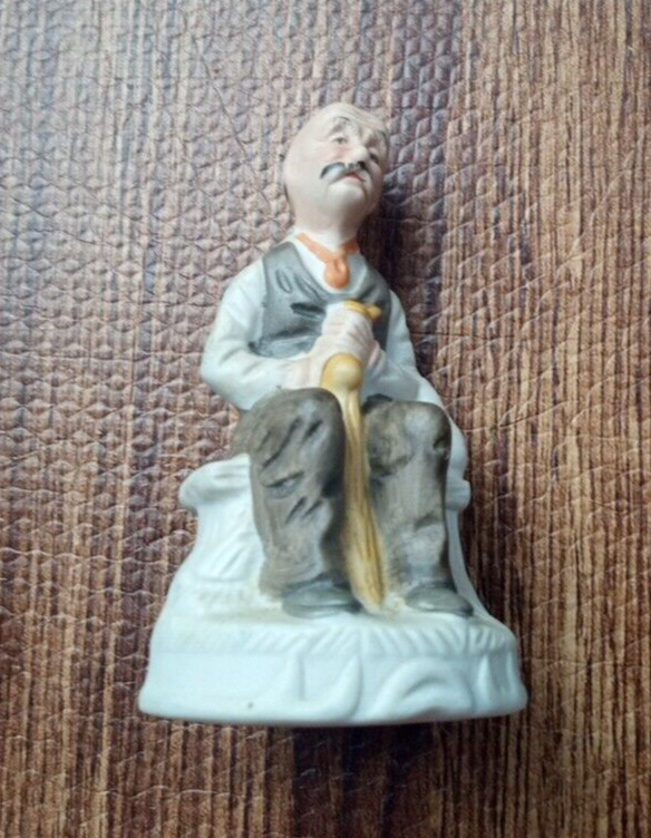 The Marquise Collection Old Man Ceramic Figurines 4.75″ Tall