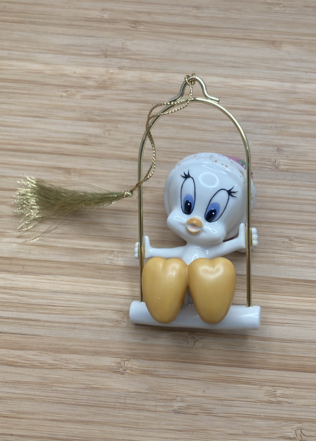 Lenox China Tweety Swings Into Christmas Looney Tunes Tweety Bird