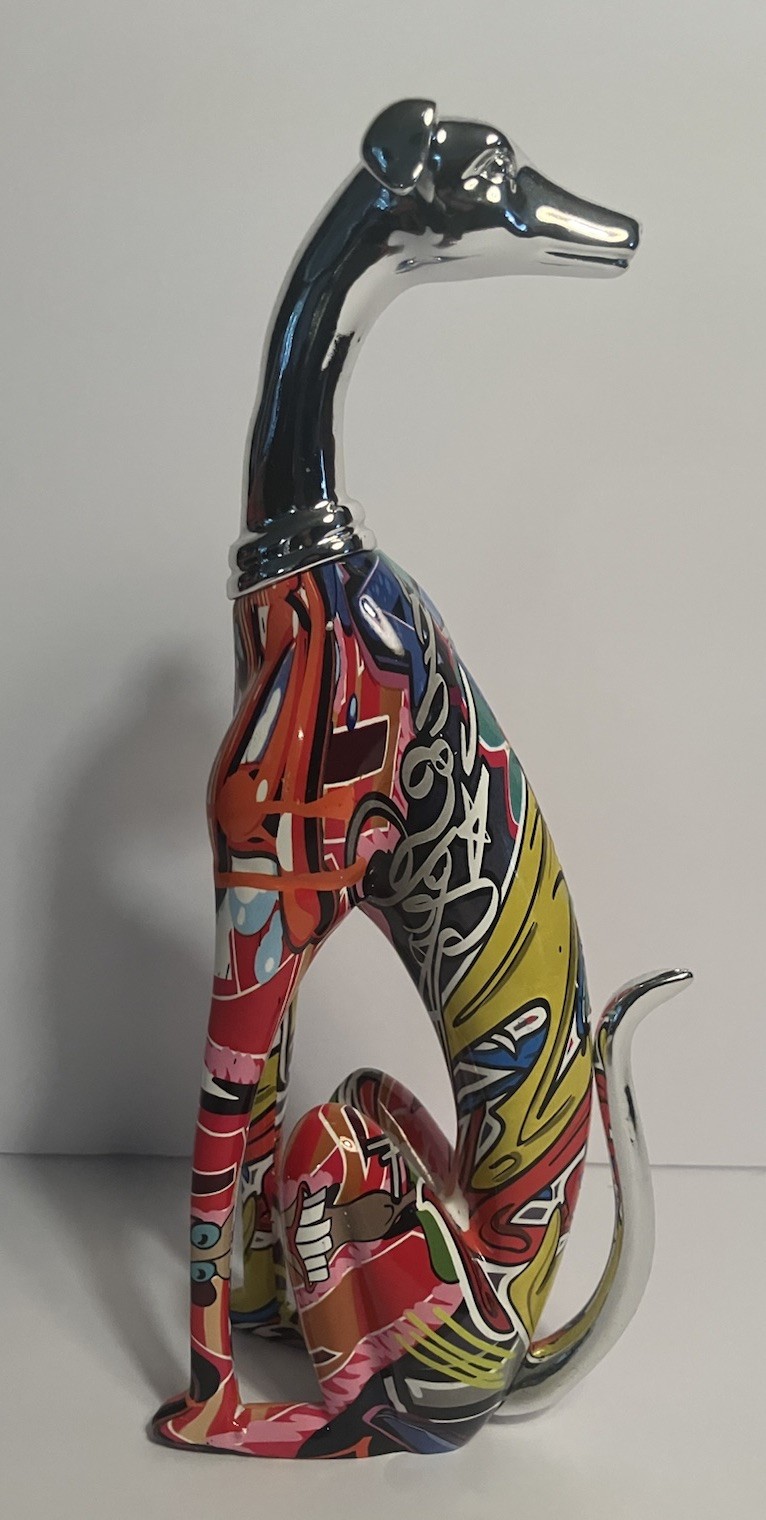 Abstract Decor Modern Graffiti Art Greyhound Pop Art