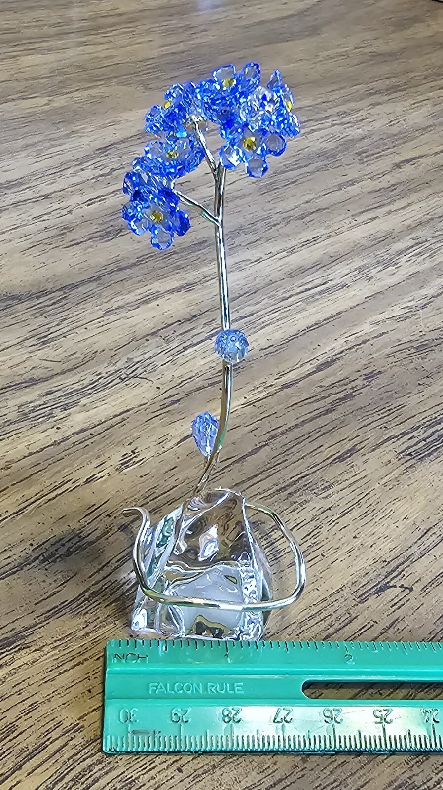🌸 Swarovski Crystal 2025 Florere, Blue Forget – Me – Nots Flower Figurine, NIB