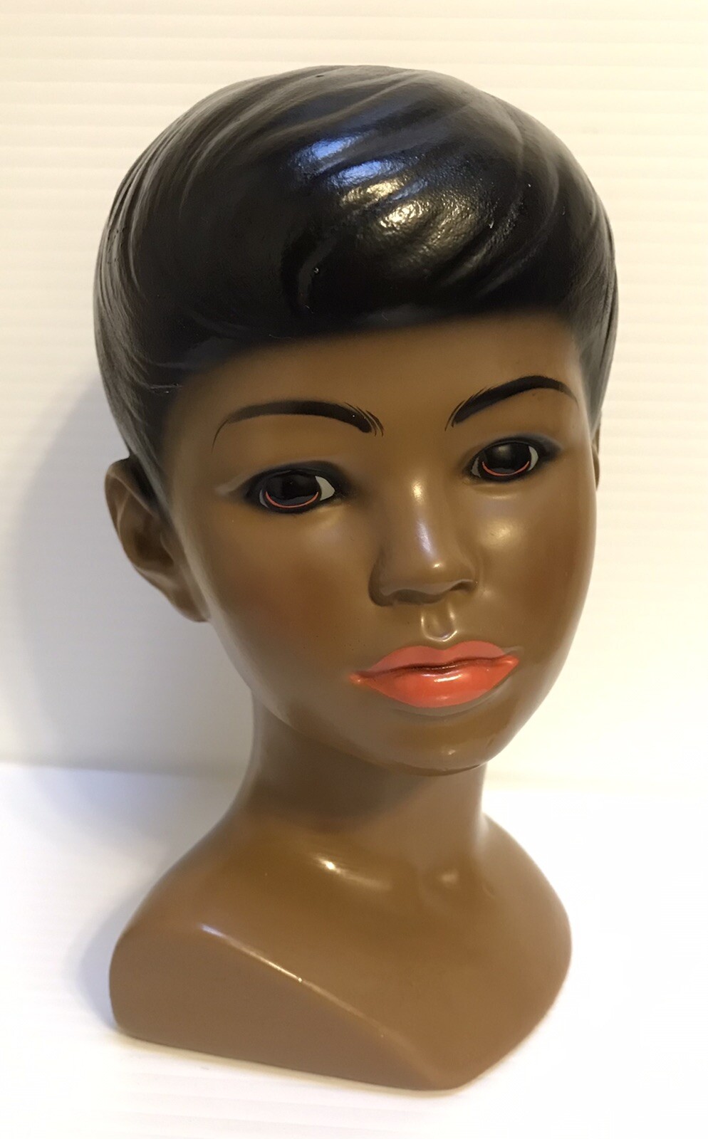 Chalkware Head Marwal Ind. Co. Polynesian/Hawaiian Girl