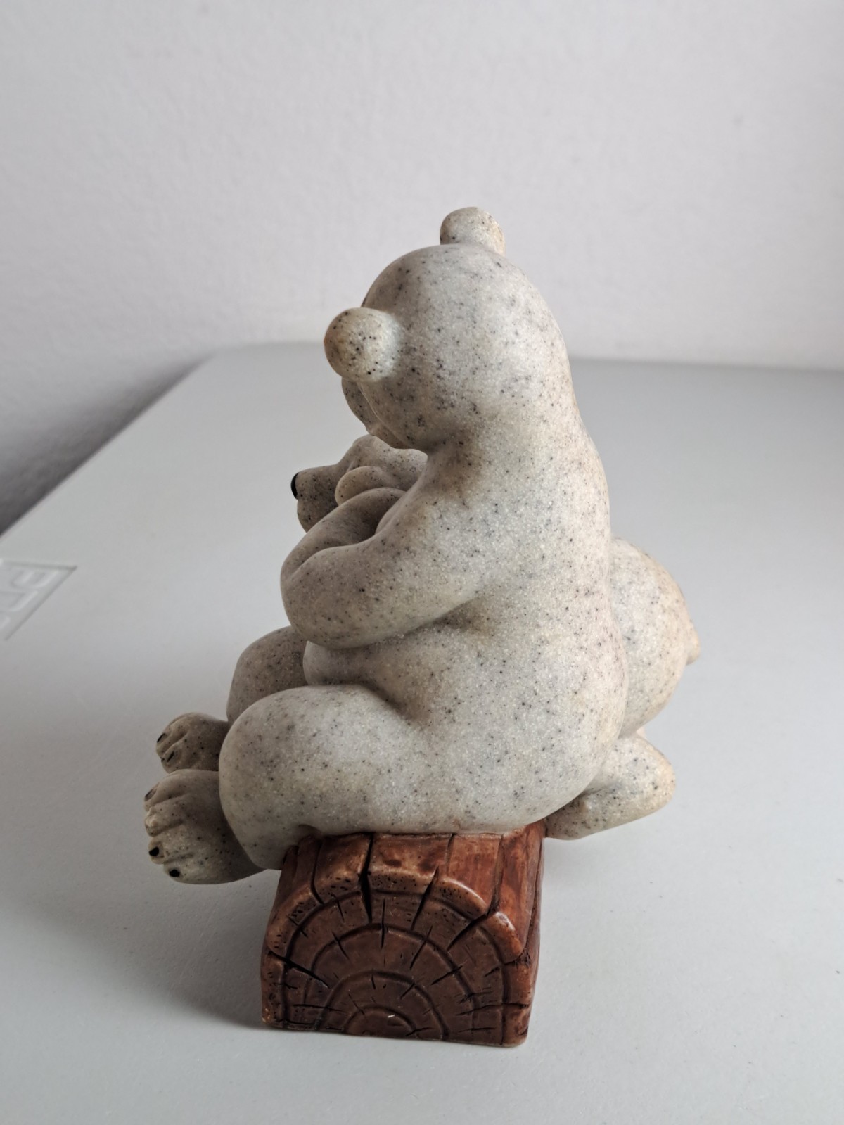Quarry Critters 2005 ‘I LOVE PAPA’ Stone Figurine- Second Nature Design