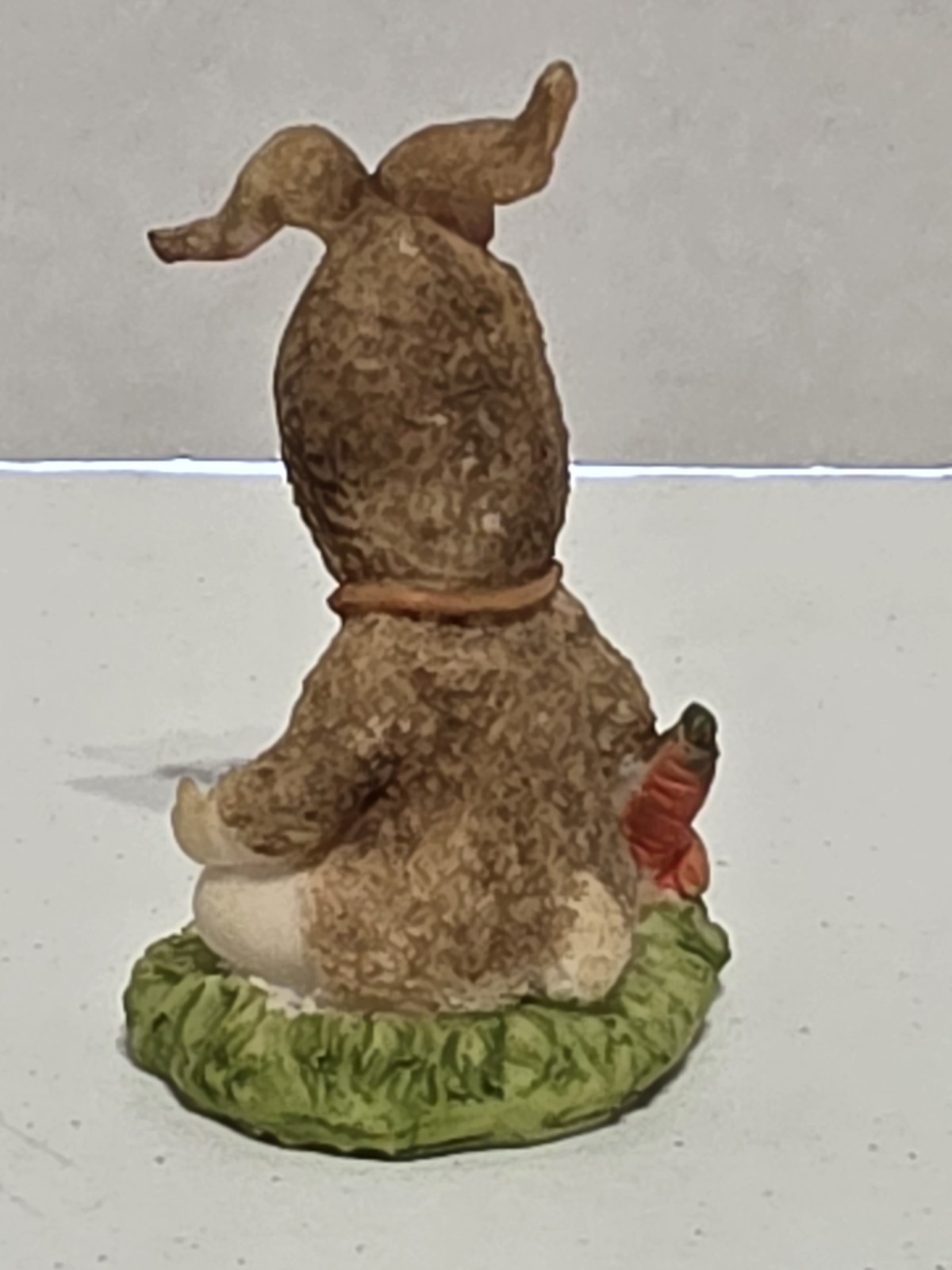 Vintage Turtle King Corp Resin Easter Figurine Baby In Bunny/Rabbit Suit 3″