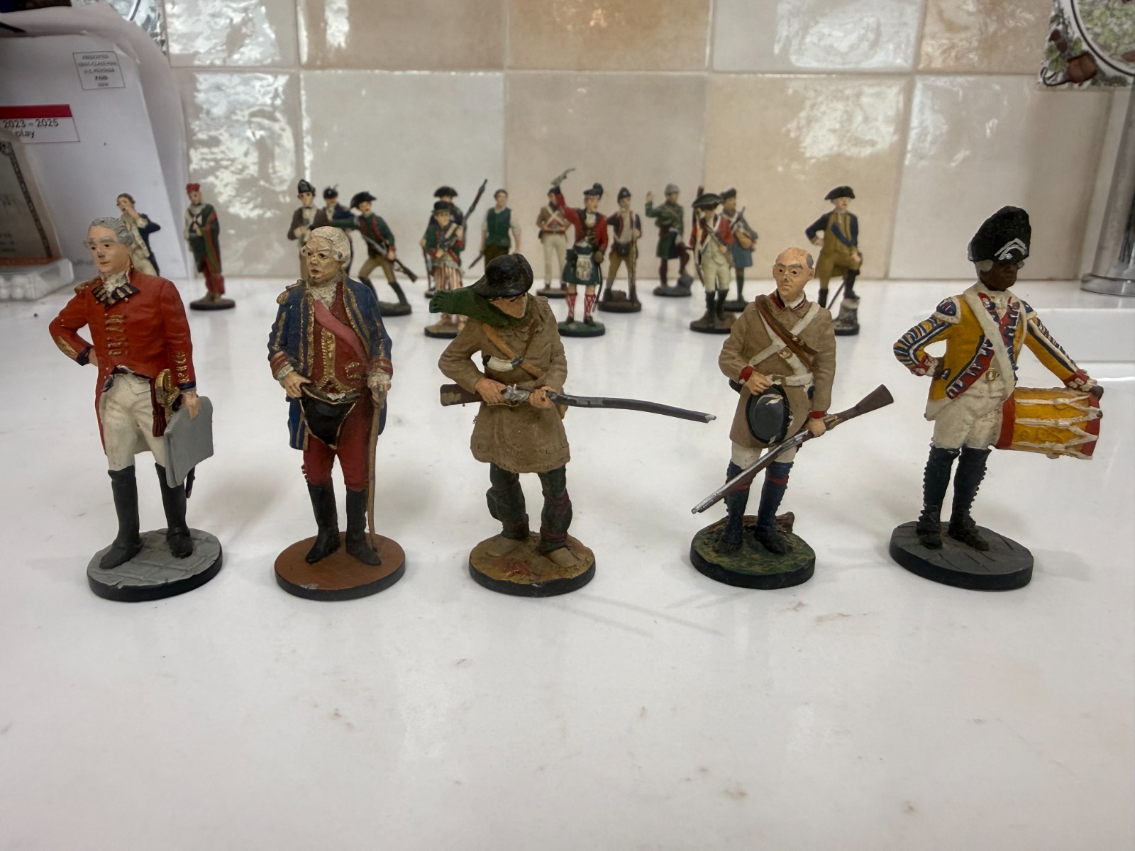 Franklin Mint “The Fighting Men of the American Revolution” Complete set of 25