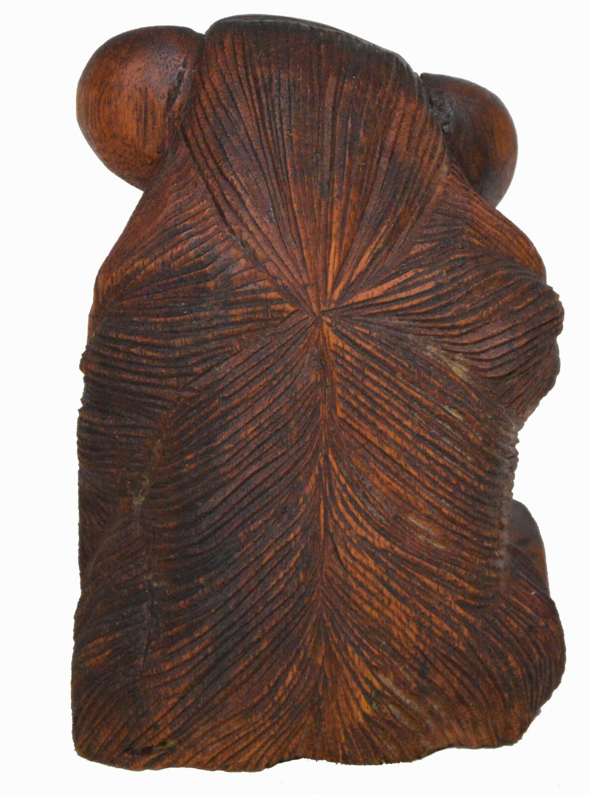 6″ Hand Carved Wooden Monkey with CIGAR SMOKING Pipe Cigarette Statue Handmade