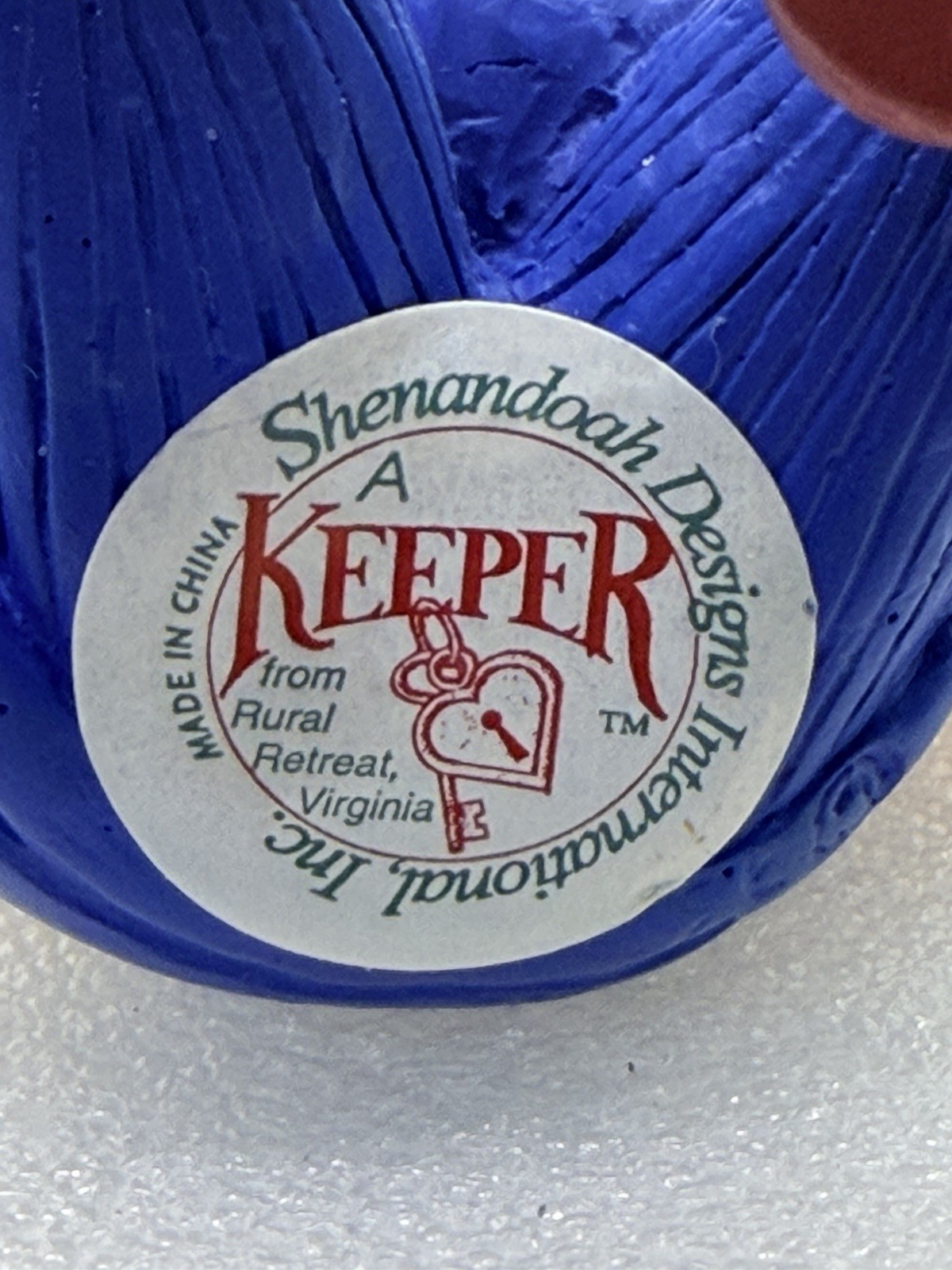 Keeper Of The Checkered Flag Figurine Shenandoah Designs #1435 Shelf Sitter