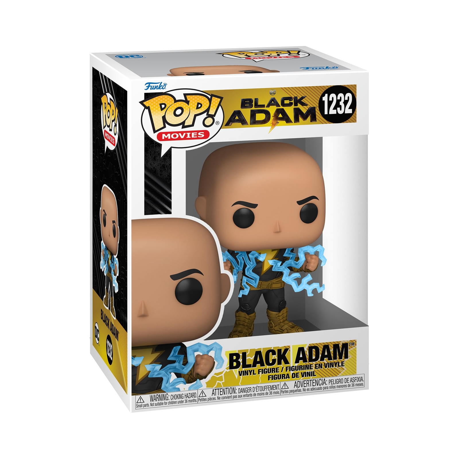 Funko Pop! 1232 Movies: Black Adam Black Adam No Cape With Lighting Chest