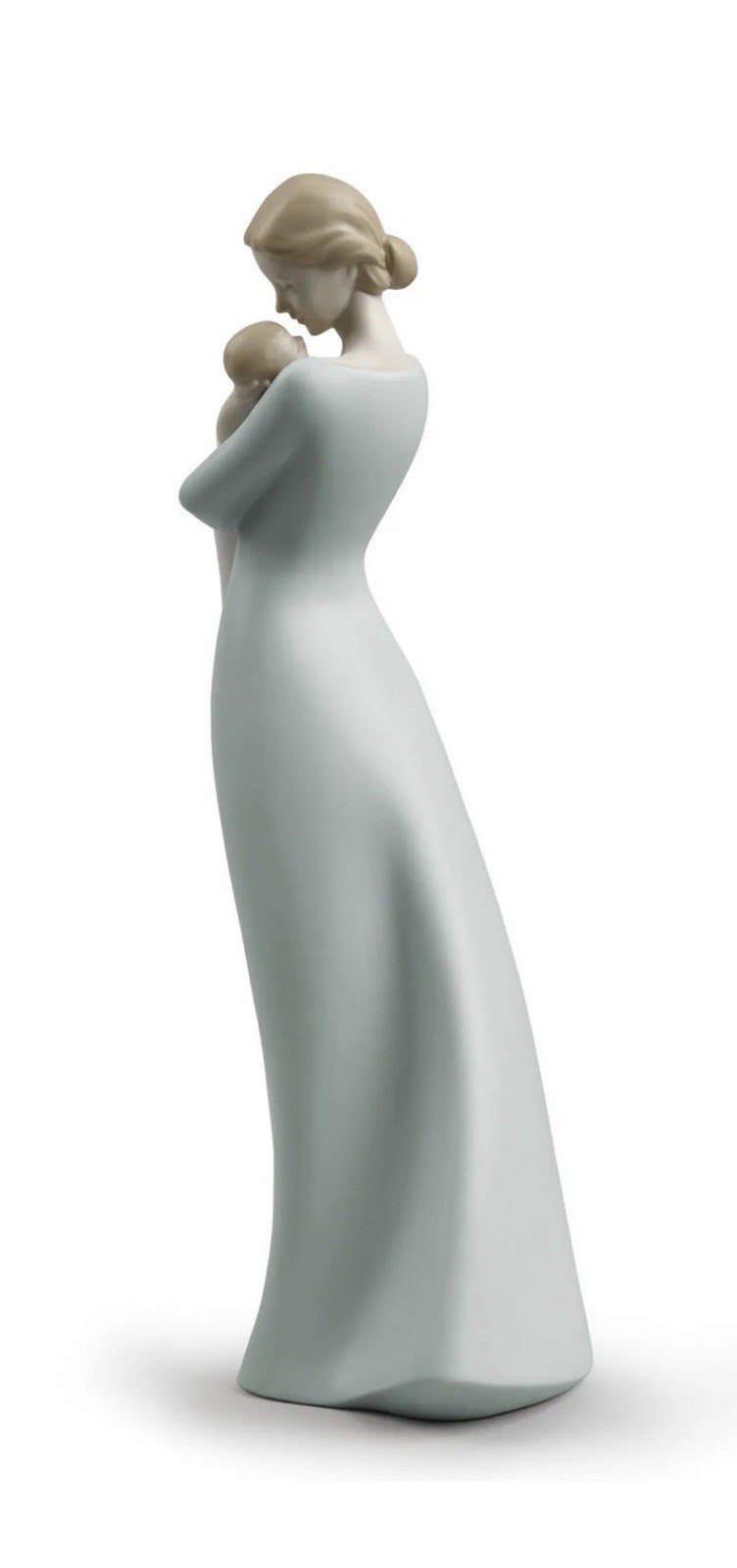 New LLADRO #18218 A Mother’s Embrace Mother & Baby Satin Finish No Orig Box