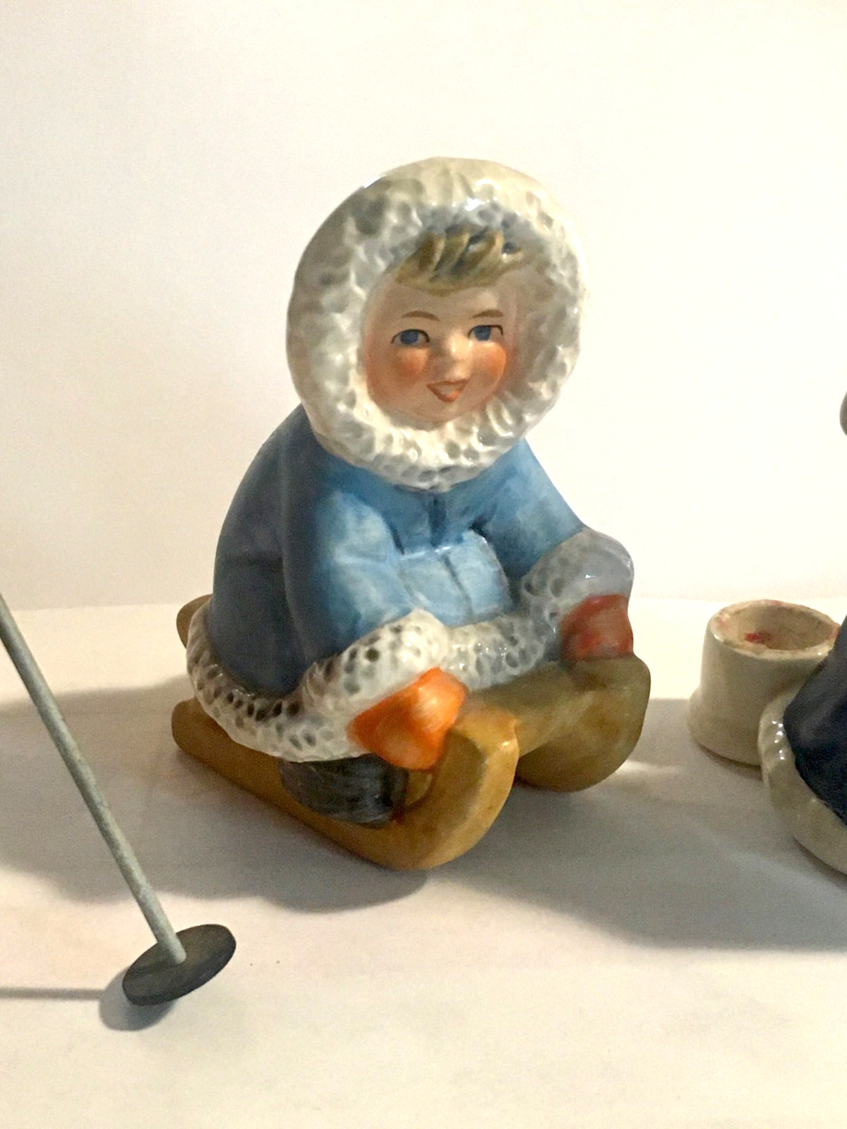 Vintage Goebel Snow Skier 11 701 Winter Girl TMK4 1972-1979 and 700 and 7358