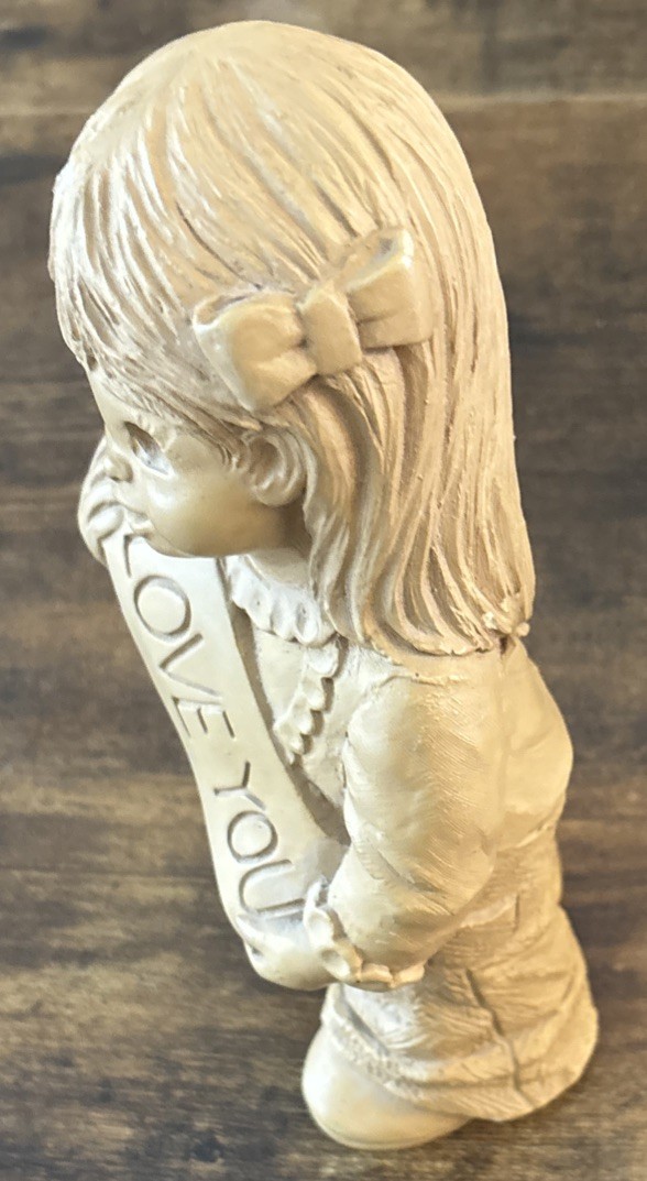 Vintage FannyKins Statue “I Love You” Figurine By Bill Mack 1986