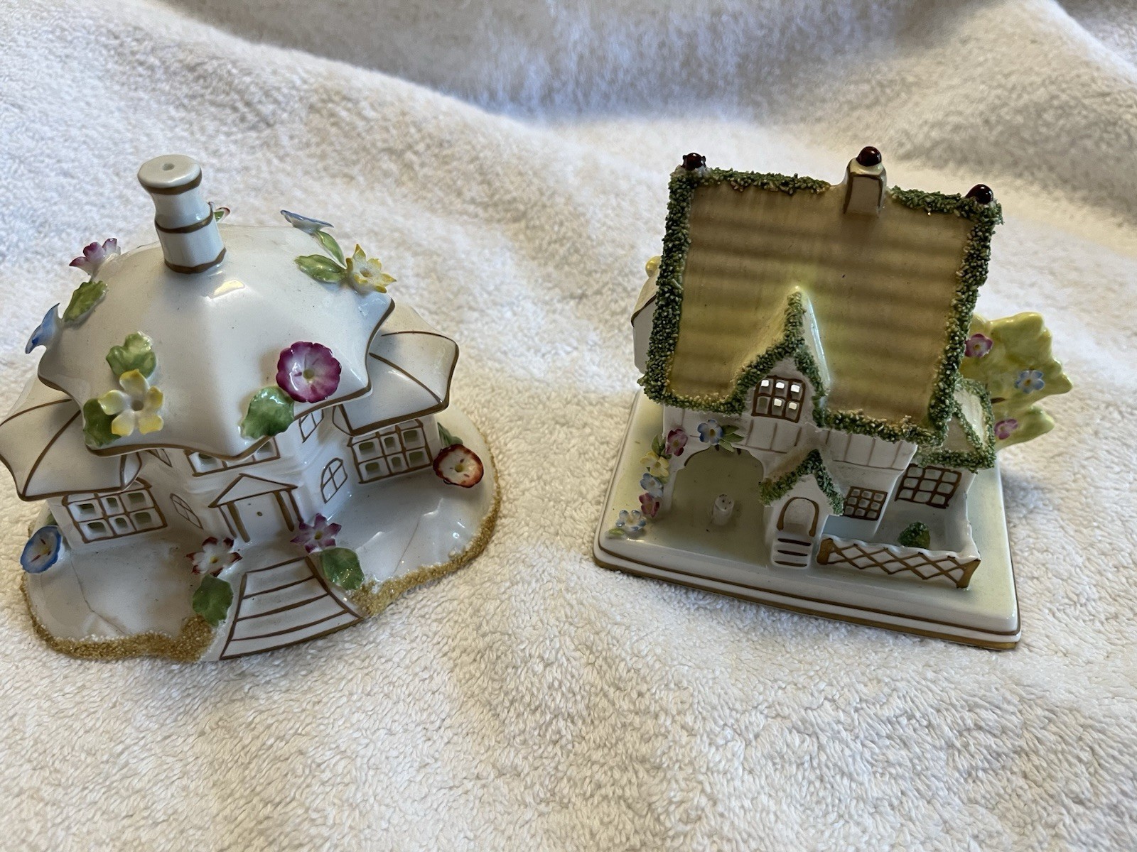 Vintage COALPORT Miniatures – Masters House & Parasol House -Bone China