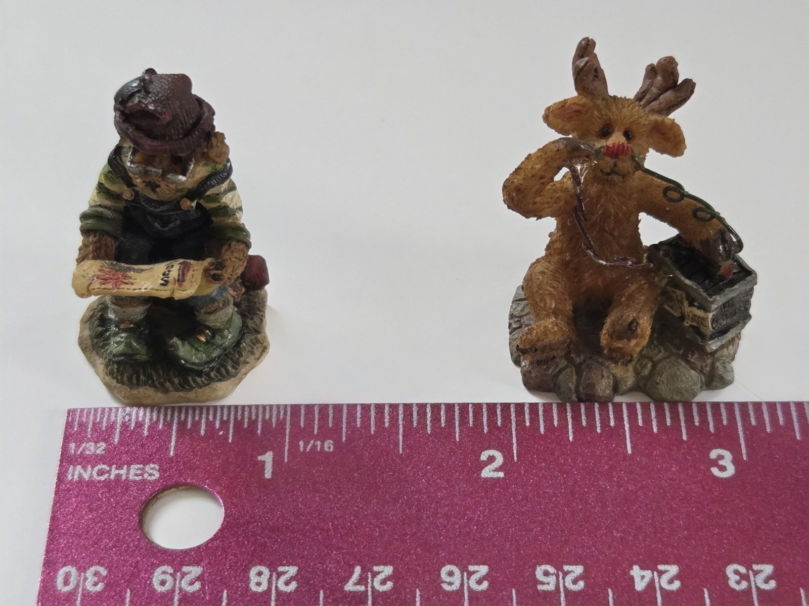Boyds Bears Kringle’s Village Lot Of 2 Emmett Elfberg & Flash Rudicell Vintage
