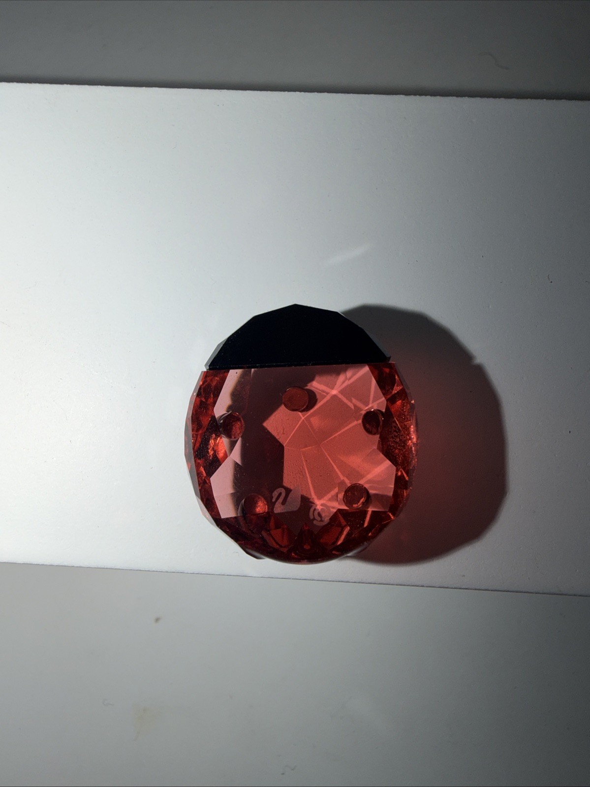 Swarovski Lucky Ladybug Mint Crystal Red And Black Bug 2011