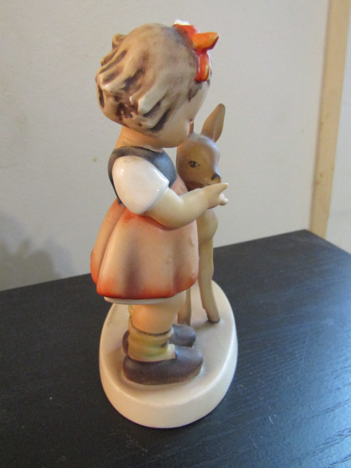 Vintage Goebel Hummel Friends 136/1 Girl with Baby Deer 5 ¼” 1947