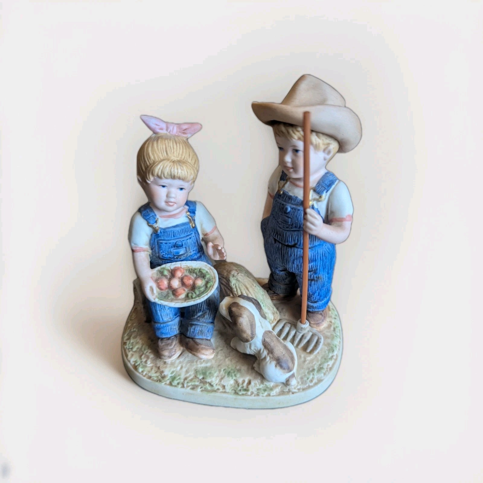 Home Interior Denim Days #1507 “Summer Harvest” by Homco 1985 Vintage