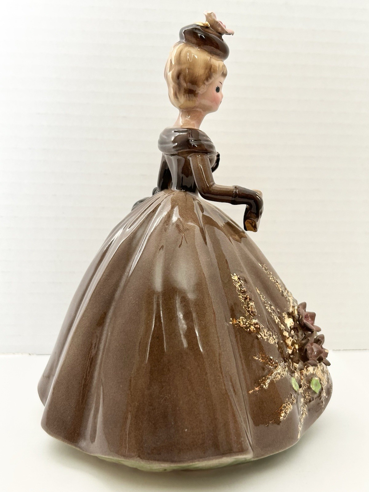 Josef Originals Girl Going To Church From A Mother’s World Series Brown Dress