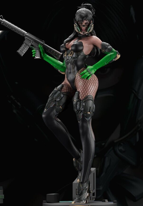 Freyna, 1/9, 22cm, 12k Resin 3D Print Figure Model Kit