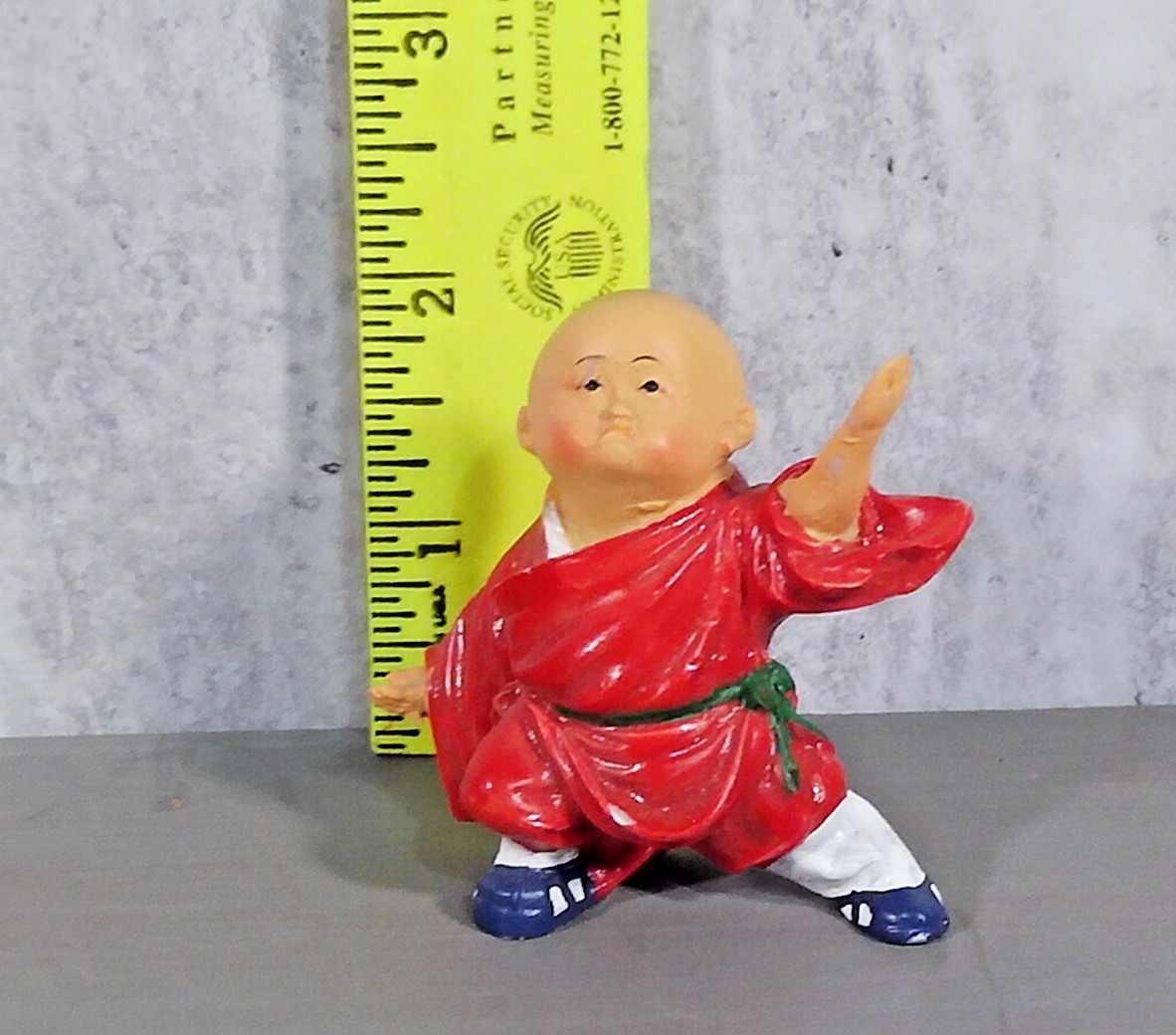 Shaolin Monk Kung Fu Boys Action Pose Resin 9 Figure Lot Martial Arts Vintage