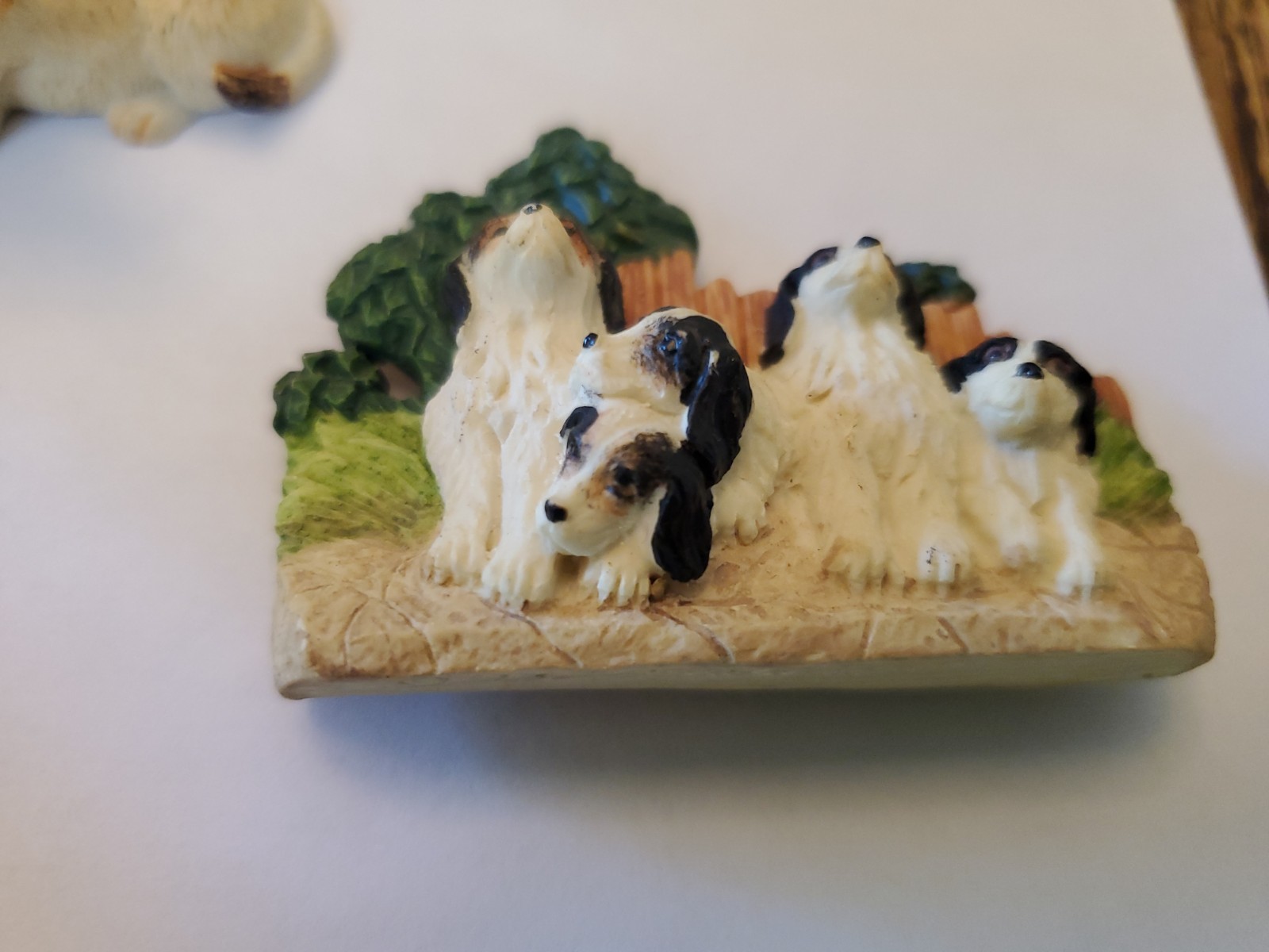 Vintage 1990s Resin Animal Figurine Lot Of 13 Kittens Deer Dog Owl Puppies Pig