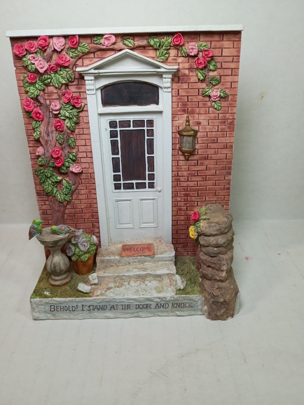 Vintage Door Collection Wall Hanging Cottage Whimsy Kitschy 3D Diorama