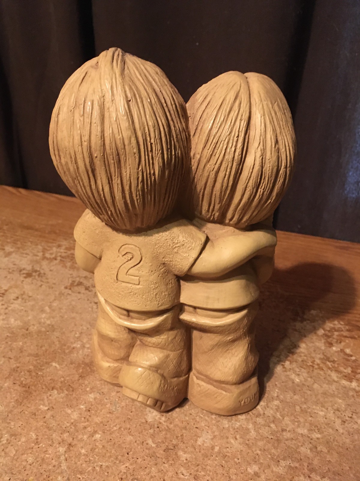 FANNYKINS FIGURINE BILL MACK SOLAR STATUARY YOUNG LOVE GIRL AND BOY 4 & 2