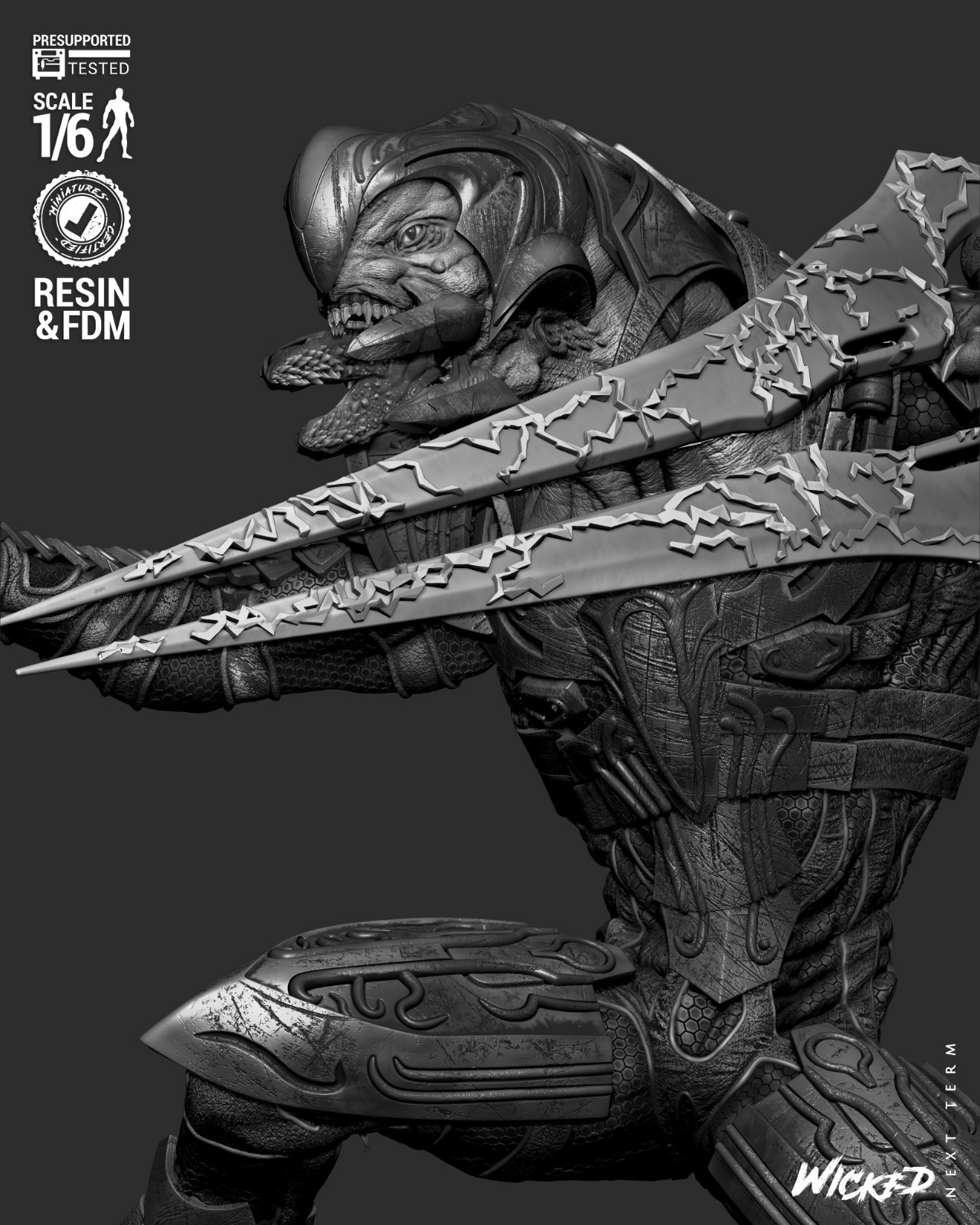 The Arbiter – Halo 1/6 Scale Figure Statue 3D Print Model Kit Unpainted
