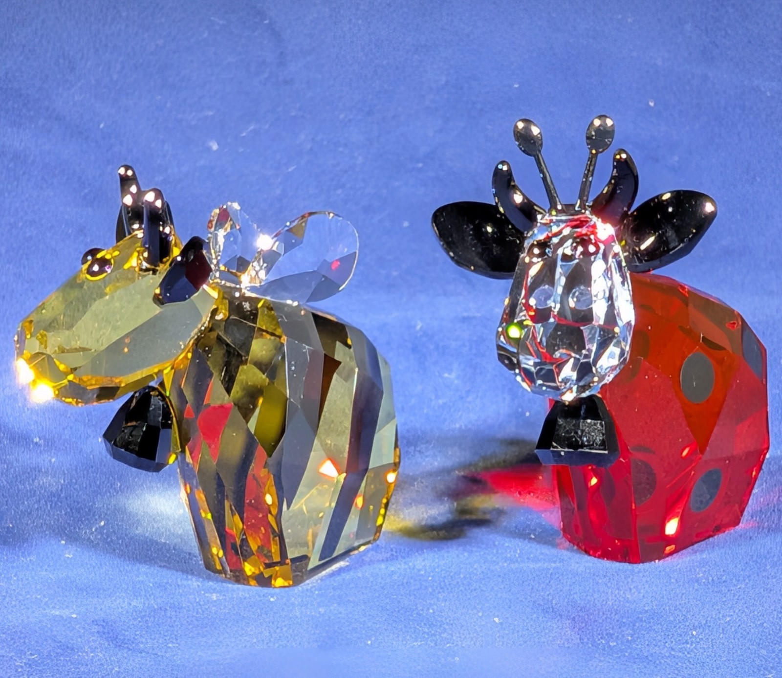 Swarovski Crystal Figurine BUMBLE BEE & LADYBIRD MO L.E. 2016 #5136457
