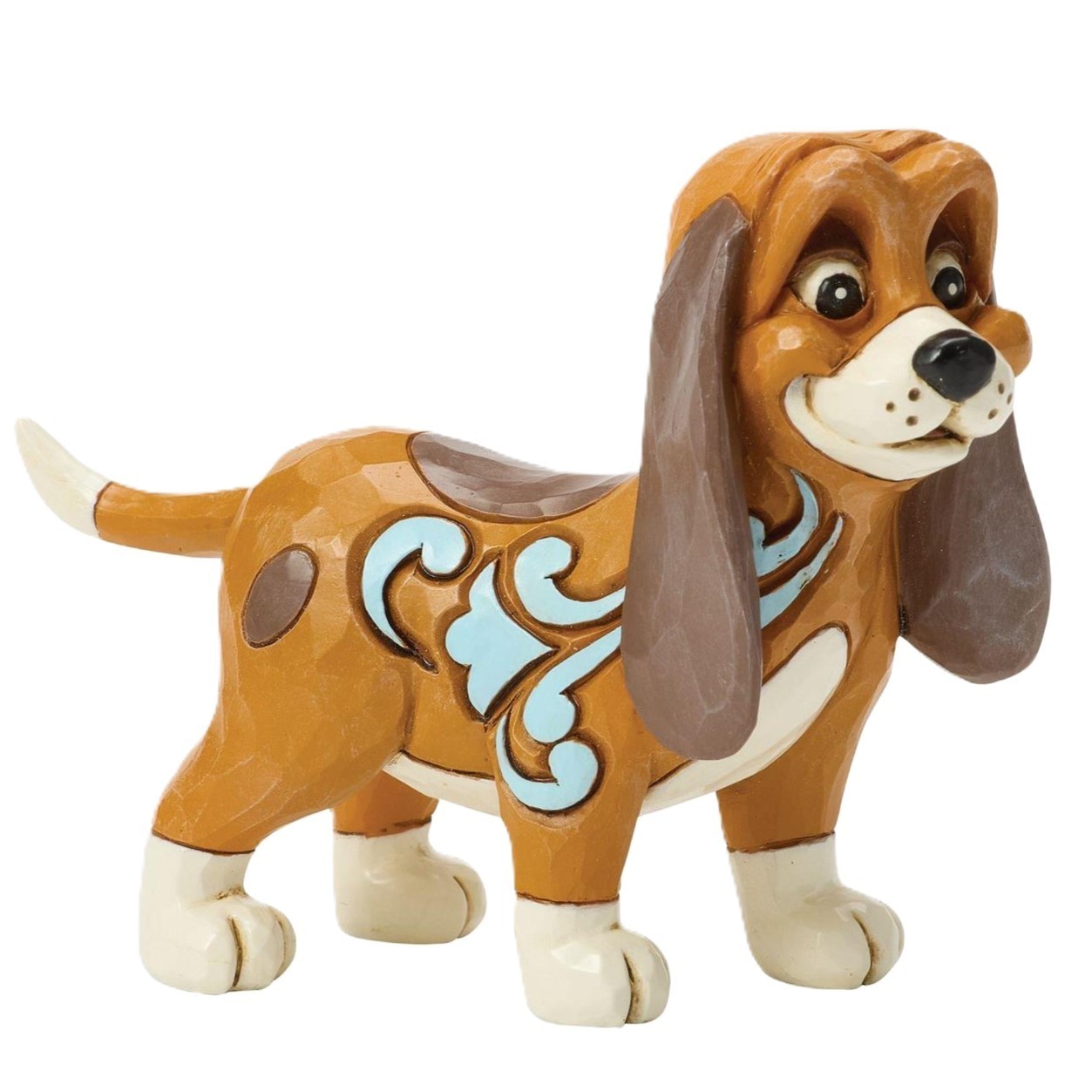 ✤ New JIM SHORE DISNEY Figurine COPPER DOG The Fox And Hound Bloodhound Basset