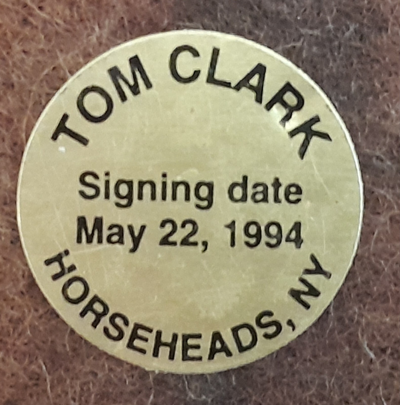 TOM CLARK GNOME hand signed 1994 “KILMER” #48 1985 “Retired Long Ago”