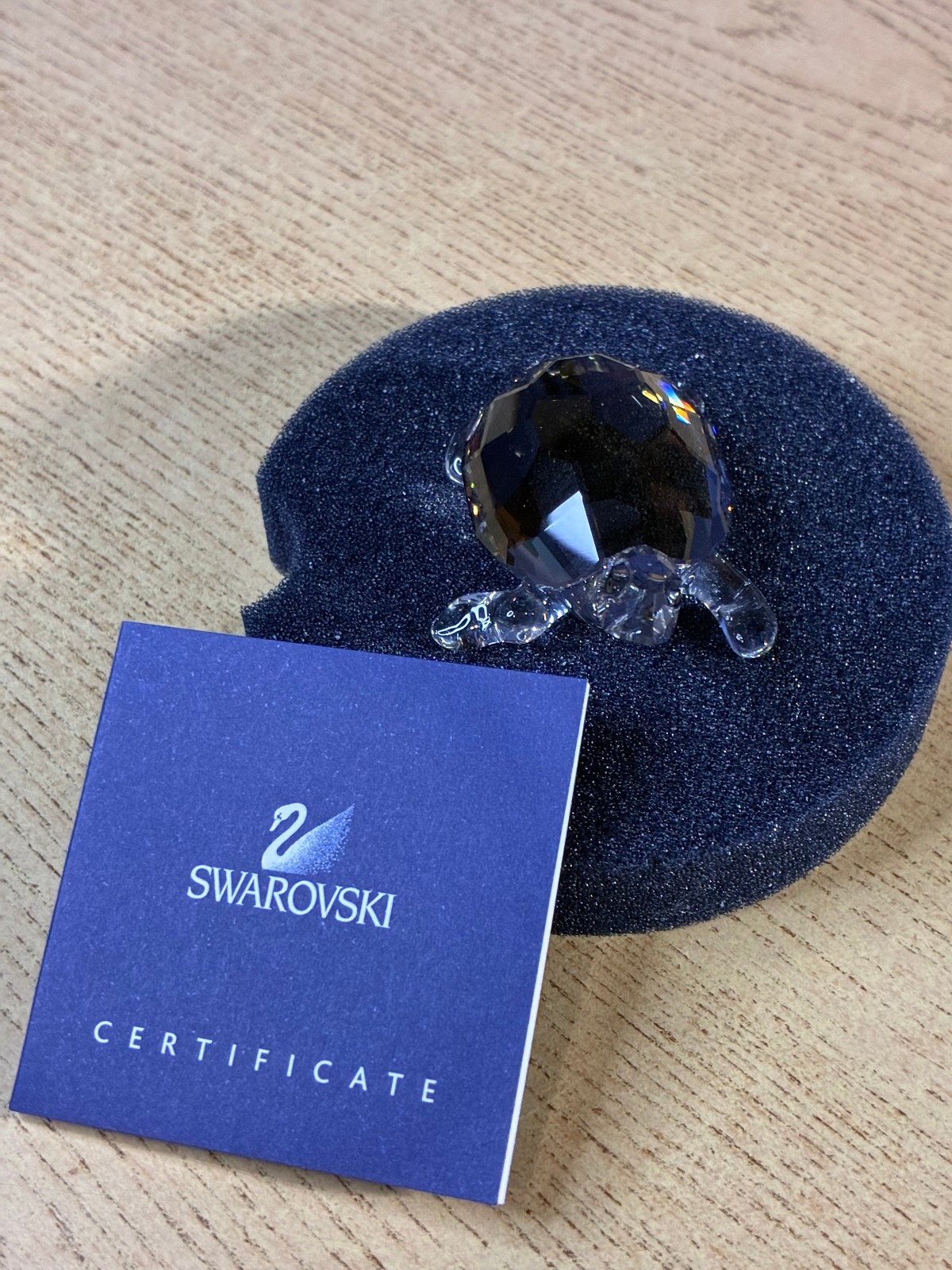 Swarovski Crystal Tortoise MIB 954679 Golden Teak
