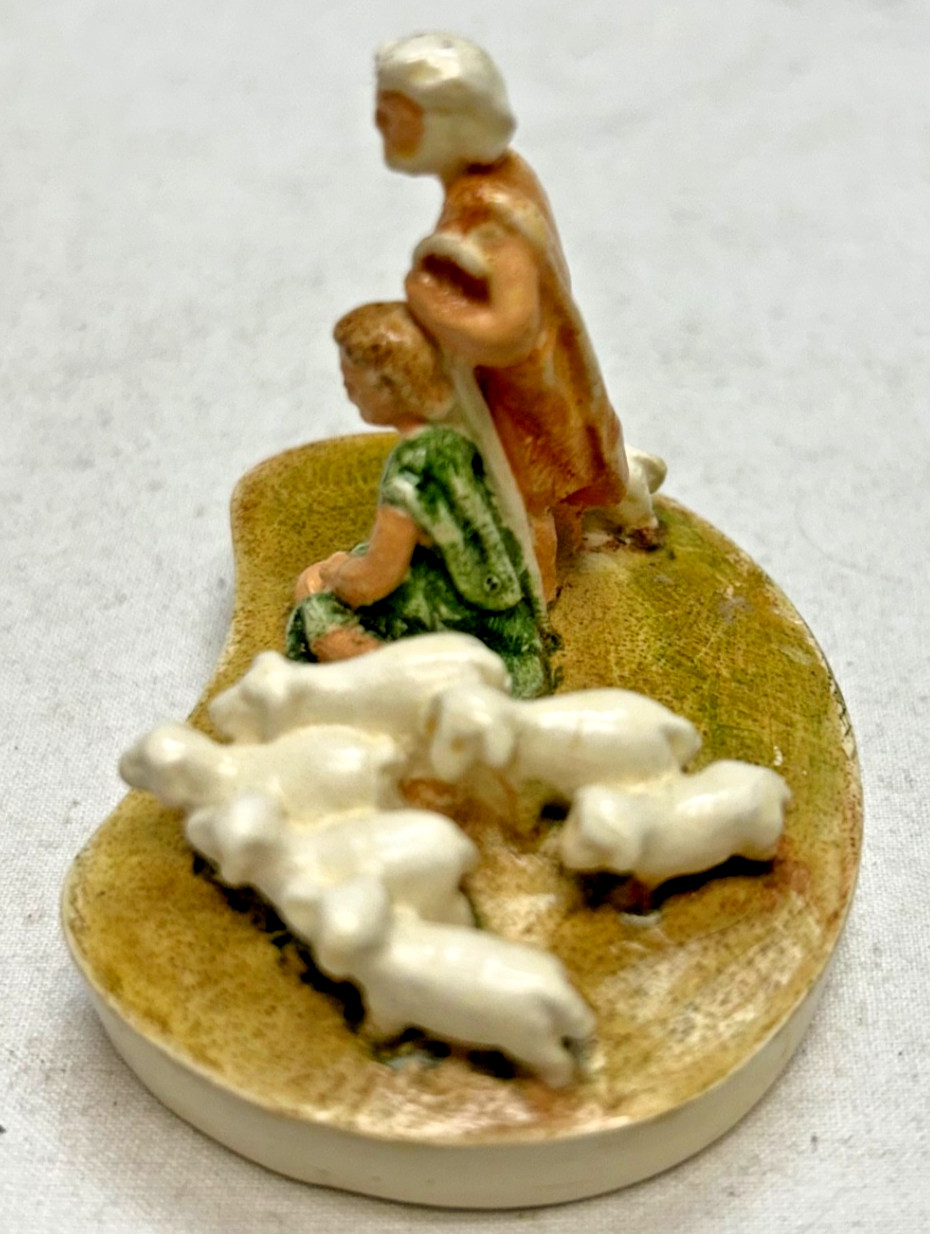 Sebastian Miniature Figurine – Shepard’s With Their Flock, Hand Painted Figure