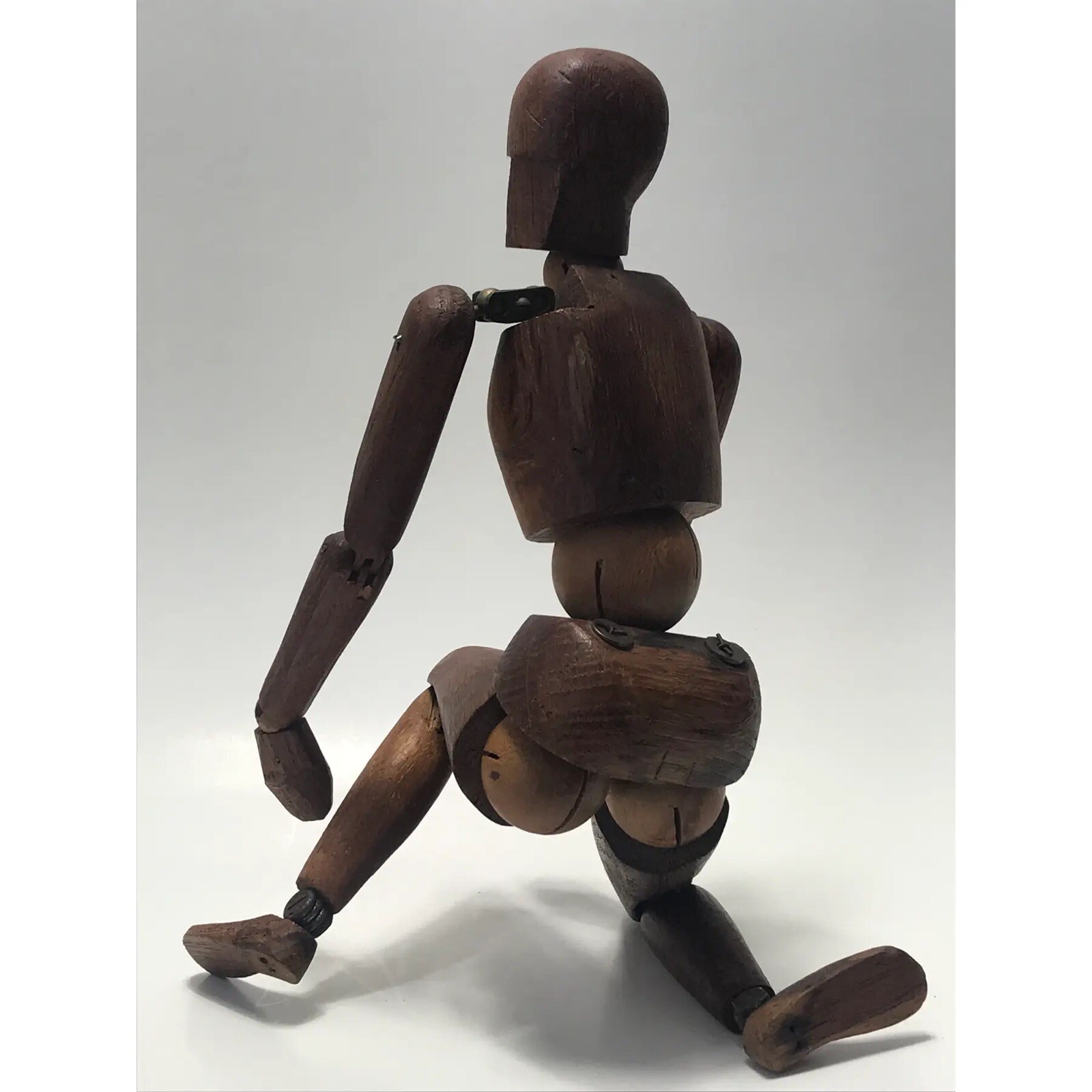 Early 20th. Century Carved Wood Articulated Artists Lay Figure Model, France