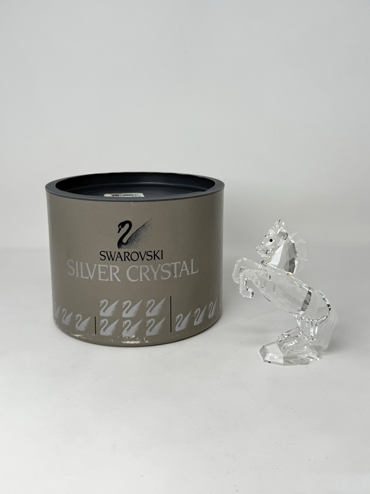Swarovski Silver Crystal “White Stallion” Figurine W/Org. Box (B-871)
