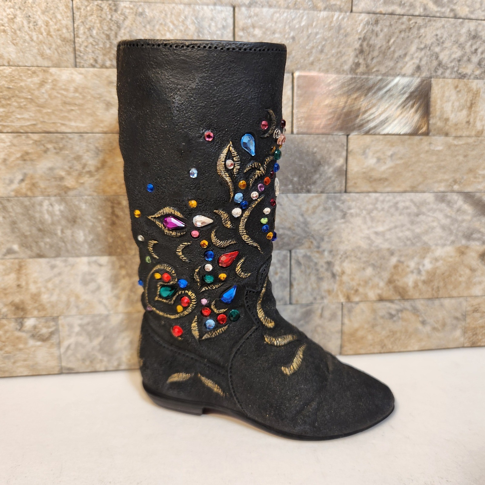 Just The Right Shoe Raine Diamonds 25340 Beverly Feldman Frankie Baby Boot 2000