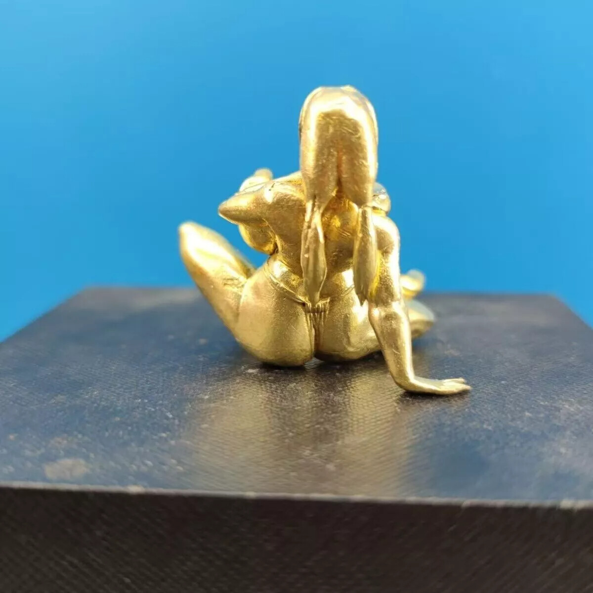 Pure Copper Plump Beauty Lying Posture Sitting Posture Drunk Figurine