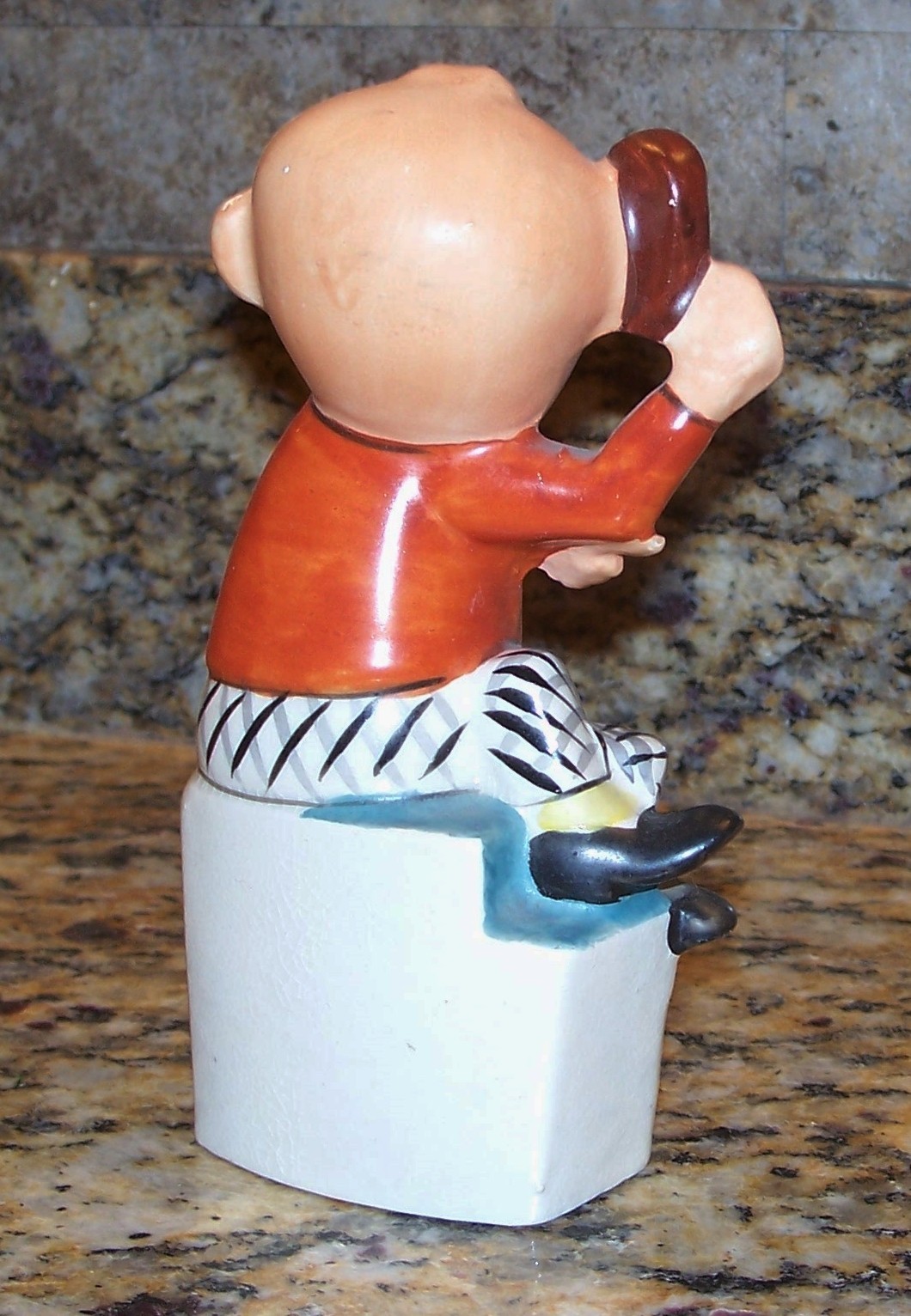 Ucagco You’ve Got An Ear For Music Porcelain Figurine Japan Mid-Century Modern