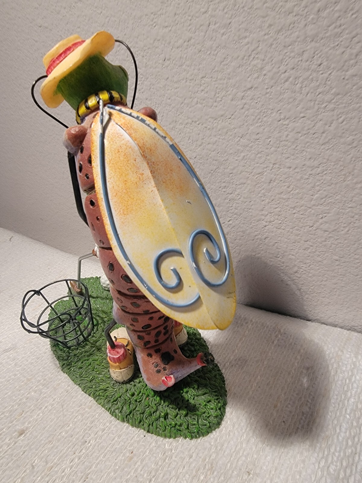DESIGN IMPRESSIONS ” ACE DUFFER SLICE” BUGS A GOLFING FIGURINE #13122 RARE