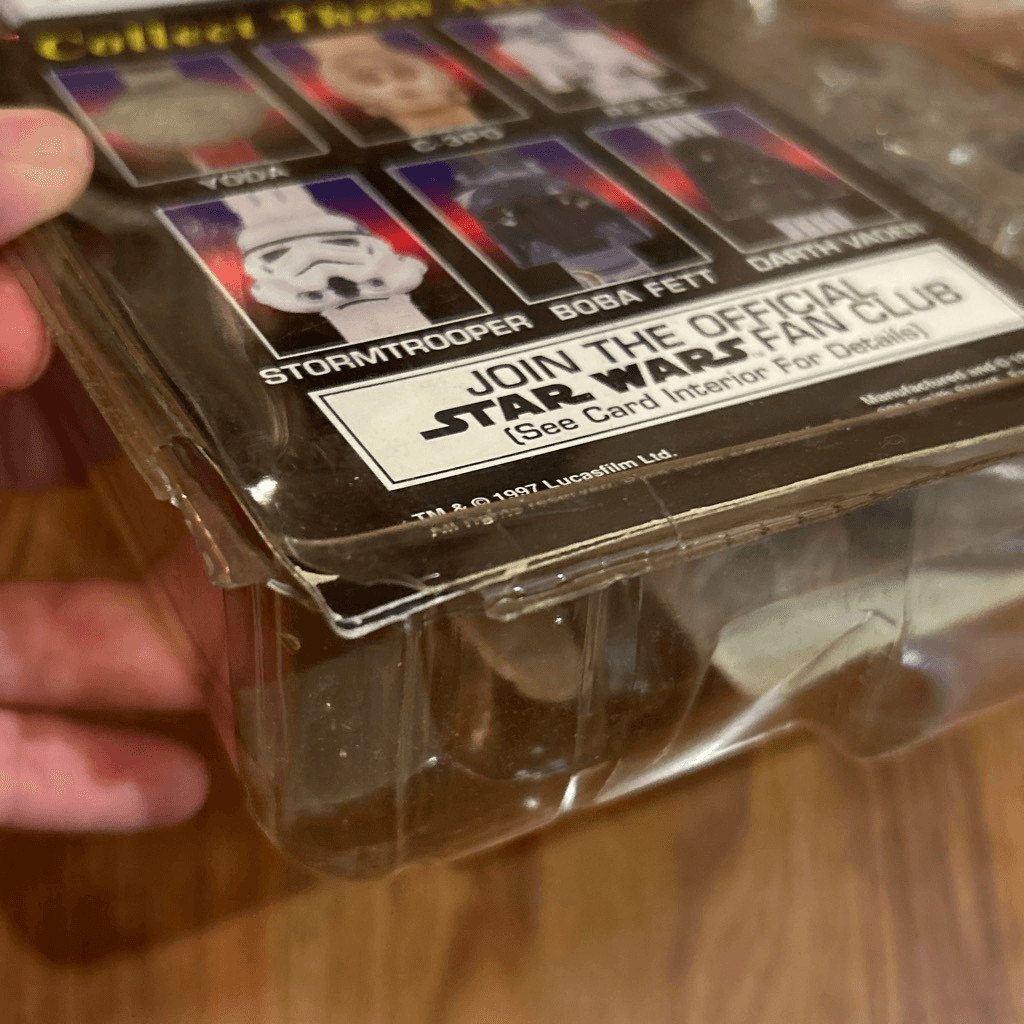 1997 Star Wars Yoda Collector Timepiece Watch with Millennium Falcon Collector C