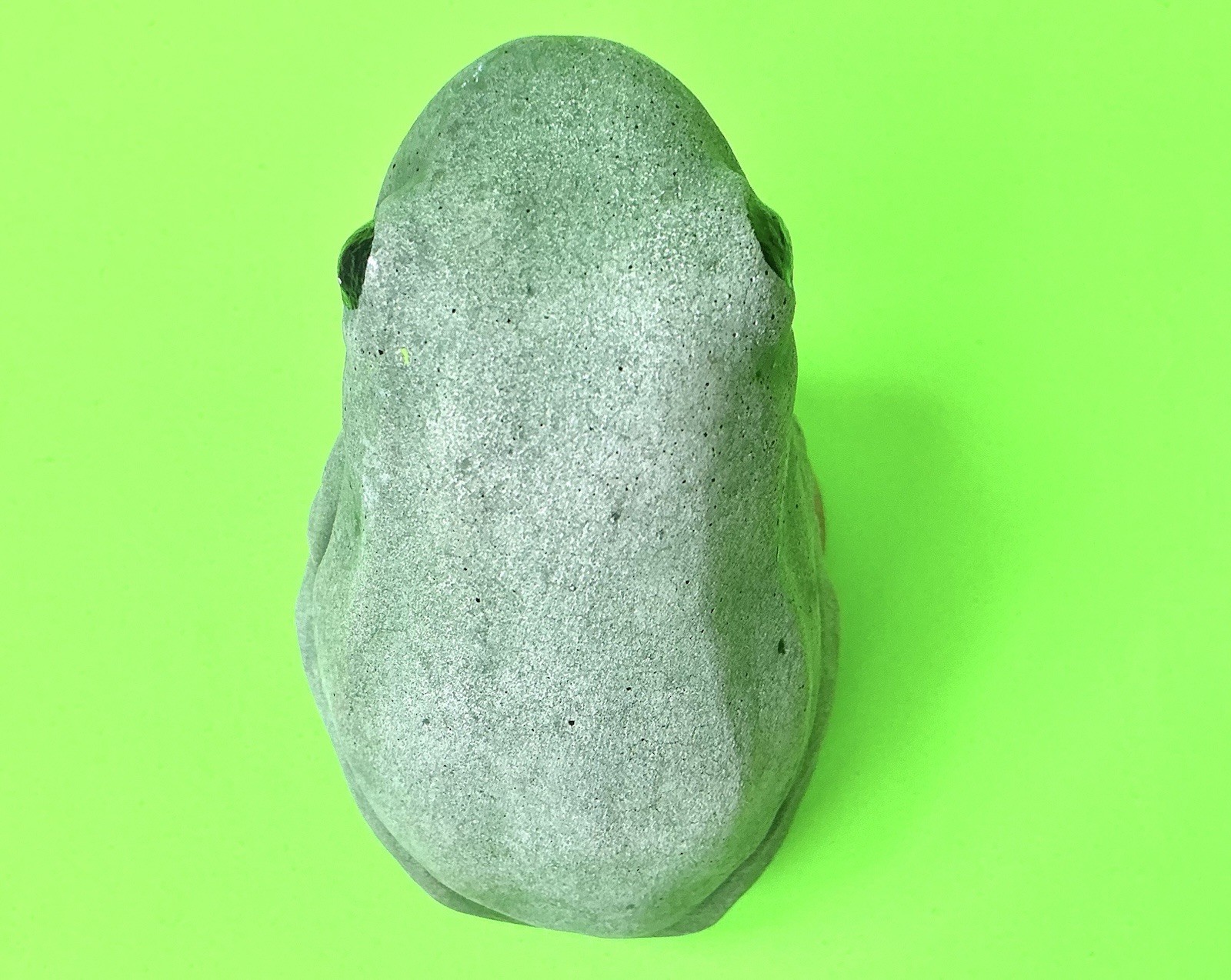 Cute Frog Sculpture 4” Vintage Decor Stone Like Material