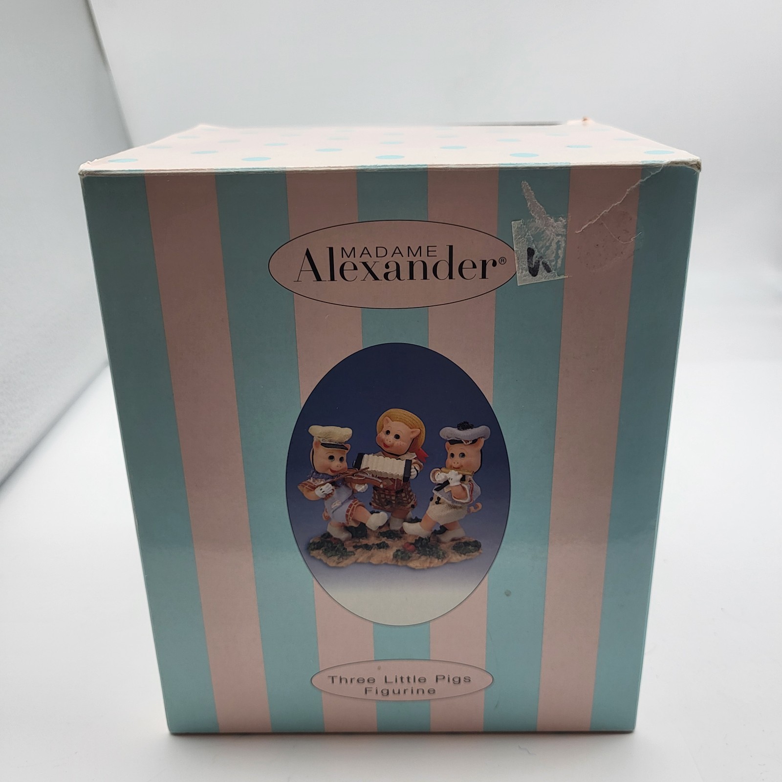 Vintage Madame Alexander Three Little Pigs Figurine 2000 with box